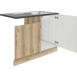 OPTIFIT Spülenschrank Bella 110 x 60 x 84,8 cm Beige