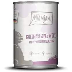 MjAMjAM 6 x 400g Wild+Preiselbeeren Cat