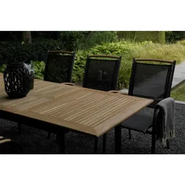 leslilivingb Monza Ausziehtisch 152-210 x 89 x 75,5 cm Anthrazit