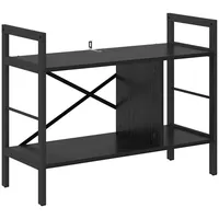 VidaXL Bücherregal 75 x 30 x 58,5 cm Schwarz