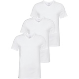 Lacoste V-Shirt, (Packung, 3er-Pack, weiß