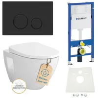 HGMBAD Vento Wand-WC mit WC-Sitz Weiß