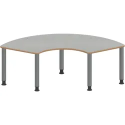 Tisch ZALOTTI mit Linoleum-Belag