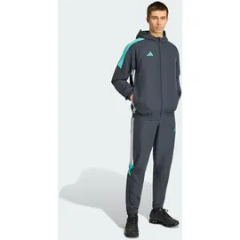 adidas TIRO 26 ESSENTIALS KAPUZENJACKE, GEWEBT - Night Grey / Mint Rush / White - S