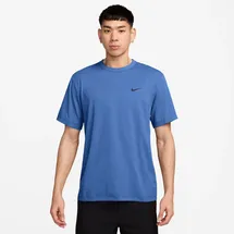 Nike Herren T-Shirt, hellblau - US: M NK DF UV HYVERSE SS, COMET BLUE/BLACK
