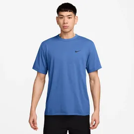 Nike Herren T-Shirt, hellblau - US: M NK DF UV HYVERSE SS, COMET BLUE/BLACK