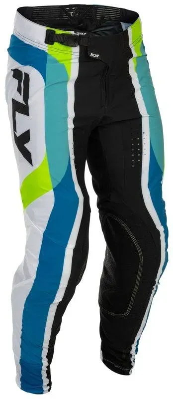 Fly Racing Lite Current L E Hose Weiss Lime Blau - 38
