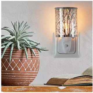 Candle BROTHERS Duftlampe für Steckdose Eisen Silber