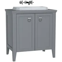 Vitra Valarte 3-tlg. Grau Matt/Weiß Hochglanz