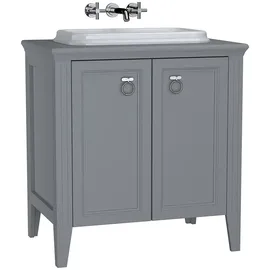 Vitra Valarte 3-tlg. Grau Matt/Weiß Hochglanz