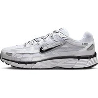 Nike P-6000 Herren White/Black/Metallic Silver/Black 40
