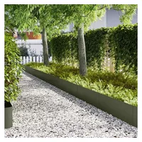 vidaXL Raseneinfassung 100 x 0,05 x 30 cm 20 Stück Olivgrün