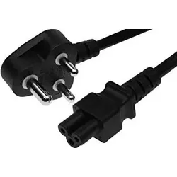 MicroConnect PE010818INDIA, 1,8 m, Netzstecker Typ D, C5-Koppler, Männlich, Weib