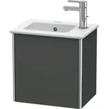 Duravit Waschtischunterschrank wandhängend „XSquare“ 41 × 40 × 28,9 cm, in Graphit Matt