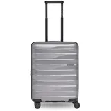 bergpfeil Travel Cabin Trolley S 4-Rollen 55 cm / 41 l grau/silber