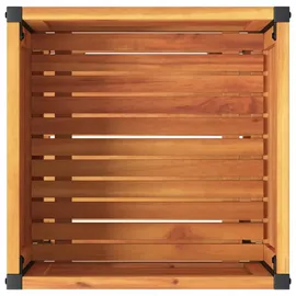 vidaXL Pflanzkübel mit Ablage 45 x 45 x 80 cm Braun