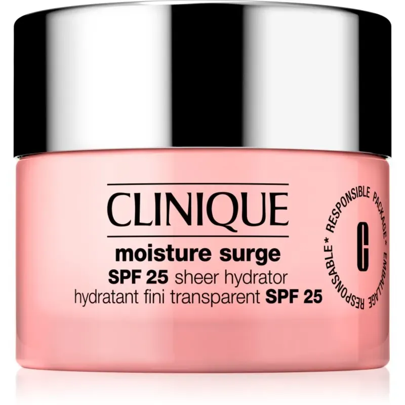 Clinique Moisture SurgeTM SPF 25 Sheer Hydrator Feuchtigkeitsspendende Tagescreme mit nährender Wirkung SPF 25 30 ml