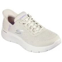 SKECHERS Go Walk Flex Off White Textile / Trim 42