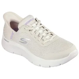 SKECHERS Go Walk Flex Off White Textile / Trim 42