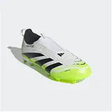 adidas Predator LEAGUE Laceless FG/MG Kinder Fussball-Rasenschuhe FTWWHT/CBLACK/LUCLEM, 36
