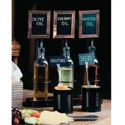 Olympia Olivenöl- und Essigflaschen 25cl