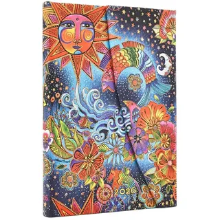 paperblanks ltd. 12-Monatskalender. 2026 Himmlische Magie, Mini, Horizontal