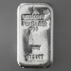 Silberbarren 1kg UMICORE gegossen