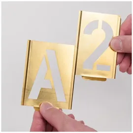 Turnus Signierschablone A-Z Schrifthöhe 100 mm