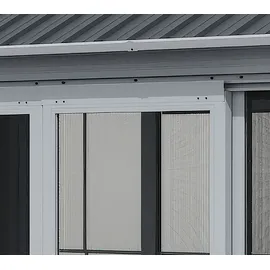 Sojag Olan 1017 3,1 x 5 m inkl. Seitenteile Grau/Schwarz