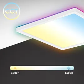 B.K.Licht LED Panel 1-flg. eckig weiß