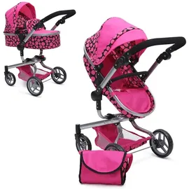 Moni Puppenwagen Bella 9695 verstellbar