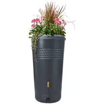 4rain Milo 2in1 Regentonne 230 l graphite grey