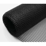 Schellenberg 57508 Fliegengitter Meterware Fiberglas Gewebe KLARSICHT, 140 x 250 cm, für individuellen Zuschnitt, bessere Durchsicht, Anthrazit