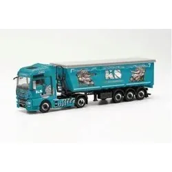 HERPA 316538 1:87 MAN TGX XXL Euro 6C Stahlrundmulden-Sattelzug 