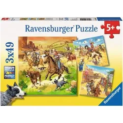 RAVENSBURGER 9250 Kinderpuzzle Im wilden Westen