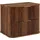 Rodan Waschtischunterschrank | Waschbeckunterschrank - Eiche Haselnuss - Modernes Design - Soft-Close Schubladen - Hängeschrank - Dunkelbraun