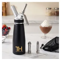 Thiru Sahnespender 500 ml Edelstahl Schwarz