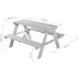 roba Kindersitzgruppe Picknick for 4 grau