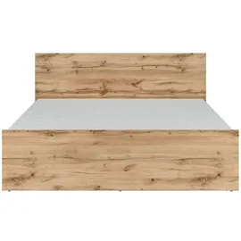 petits-meubles Bett June 160 x 200 cm Holz braun