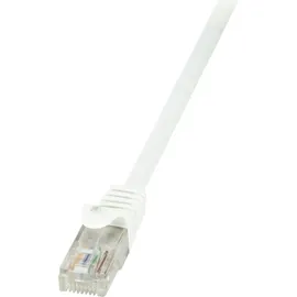 Logilink Cp2031u Rj45 Patchkabel Cat 6 U/UTP Weiß mit Rastnasenschutz
