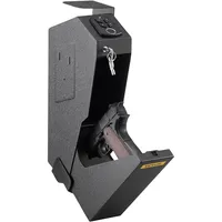 VEVOR Pistolentresor Waffentresor mit Fingerabdruck 19x7,3x35,5cm Wasserfest