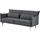 INOSIGN Schlafsofa INOSIGN "TULARE, 204 cm, klappbarer 3-Sitzer mit verstellbarer Rückenlehne", grau (anthrazit), B:204cm H:89cm T:87cm, 100% Polyester, Sofas, Schlafsofa, Schlaffunktion, Velvet-Samtvelours u. Webstoff