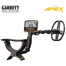 Garrett Metal Detectors Garrett ACE APEX 6 x 11 Multi-Freq Basic Metalldetektor Ultraleichtdetektor Multi-Frequency-Technologie Wasserdichte 6 × 11 "Viper-Spule