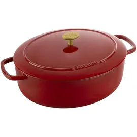BALLARINI Cocotte 31 cm oval kirschrot