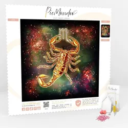 Diamond Painting - Sternzeichen "Skorpion"