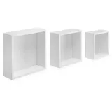 FORMAT Hängeregal 3er-Set  KALISI  Weiß