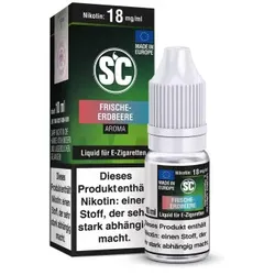 Frische Erdbeere Liquid by SC 18mg / 10ml