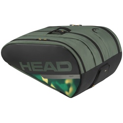 Head Tennis-Racketbag Tour Racquet Bag XL (Schlägertasche, 3 Hauptfächer) 2024 thymegrün 12er