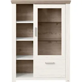 Set One by Musterring Highboard York Dekor Pino-Aurelio / Eiche Nelson