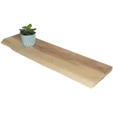 SAM Outillage Steckboard mit Baumkante Wandregal Akazie massiv naturfarben lackiert 90 x 20 Amanda